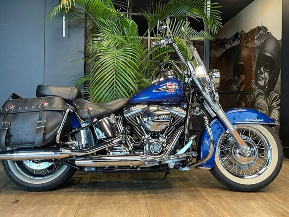 2015 Harley-Davidson Heritage, синий, 1850000 рублей - вид 9
