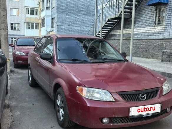 2001 Mazda Protege III (BJ), красный, 215000 рублей - вид 3