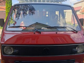 1987 Volkswagen Multivan 5-speed T3, красный, 800000 рублей, вид 3
