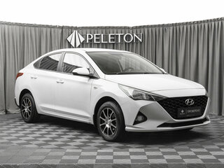 2022 Hyundai Solaris II Рестайлинг, белый, 1640000 рублей, вид 2