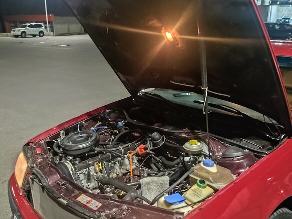 1992 Audi 100 IV (C4), пурпурный, 230000 рублей - вид 12