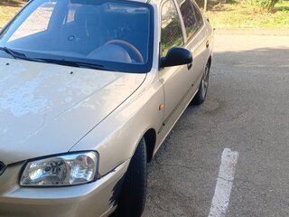 2004 Hyundai Accent ТагАЗ II, бежевый, 250000 рублей, вид 4