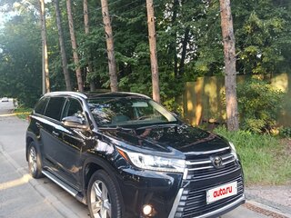 2020 Toyota Highlander III (XU50) Рестайлинг, чёрный, 3950000 рублей, вид 4