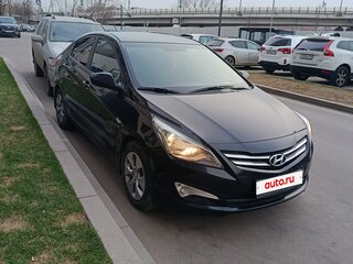 2014 Hyundai Solaris I Рестайлинг, чёрный, 1400000 рублей, вид 2