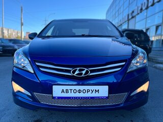 2016 Hyundai Solaris I Рестайлинг, синий, 1030000 рублей, вид 3