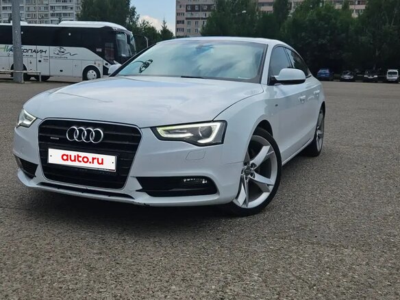 2015 Audi A5 I (8T) Рестайлинг, белый, 1650000 рублей - вид 1