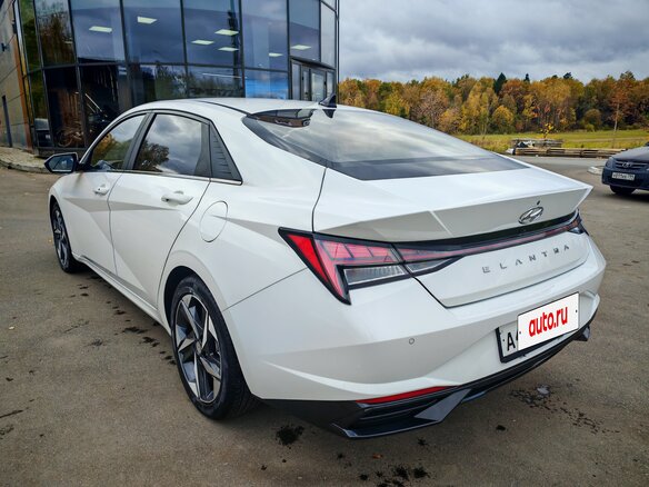 2021 Hyundai Elantra VII (CN7), белый, 2030000 рублей - вид 9