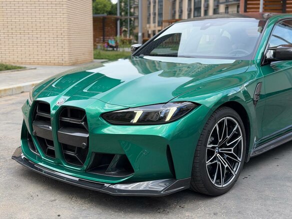 2022 BMW M3 Competition Package VI (G80), зелёный, 11500000 рублей - вид 8