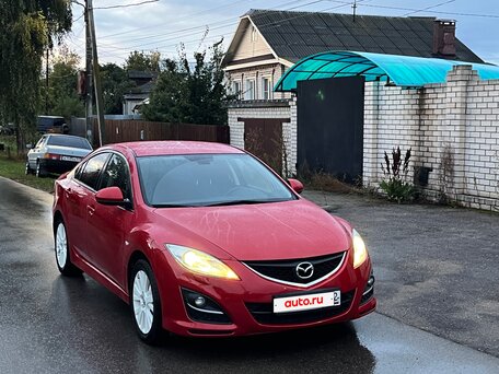 2010 Mazda 6 II (GH) Рестайлинг, красный, 860000 рублей, вид 3