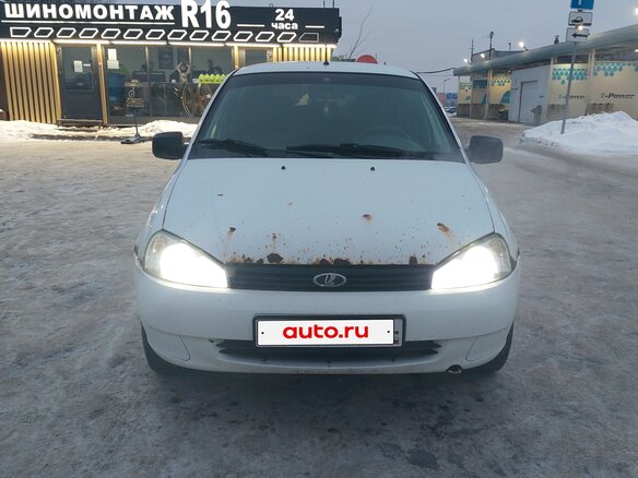 2012 Lada (ВАЗ) Kalina I, белый, 185000 рублей - вид 1
