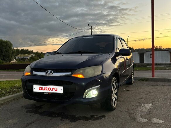 2013 Lada (ВАЗ) Kalina II, синий, 320000 рублей - вид 1
