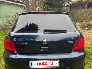 2007 Peugeot 307 I Рестайлинг, синий, 350000 рублей, вид 2