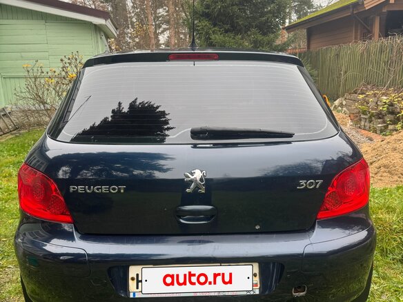 2007 Peugeot 307 I Рестайлинг, синий, 350000 рублей - вид 1