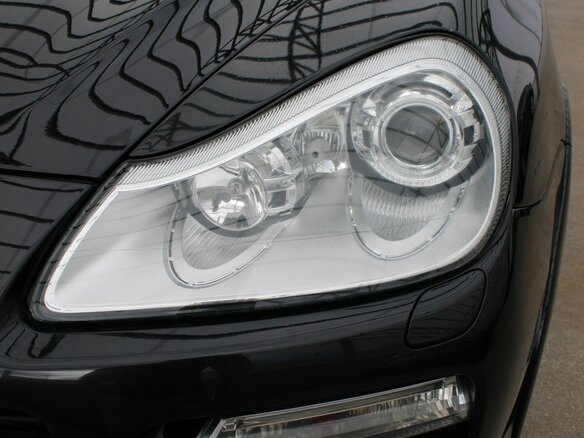2008 Porsche Cayenne Turbo S I Рестайлинг (957), чёрный - вид 18
