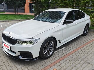 2019 BMW 5 серии 530i xDrive VII (G30/G31/G38), белый, 3950000 рублей, вид 3