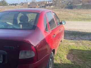 2007 Lada (ВАЗ) Kalina I, красный, 235000 рублей, вид 4
