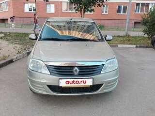 2013 Renault Logan I Рестайлинг, бежевый, 510000 рублей, вид 2