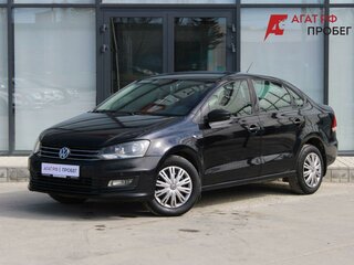 2016 Volkswagen Polo V Рестайлинг, чёрный, 890000 рублей, вид 1