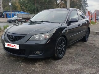 2008 Mazda 3 I (BK) Рестайлинг, чёрный, 420000 рублей, вид 3