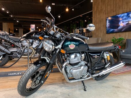2026 Royal Enfield Interceptor 650, зелёный, 689000 рублей, вид 4