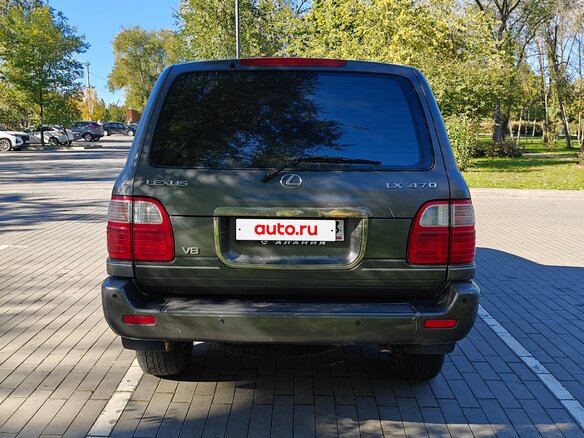 1998 Lexus LX 470 II, серый, 900000 рублей - вид 3