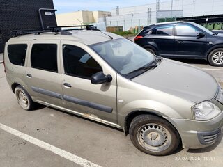 2016 Lada (ВАЗ) Largus I, серый, 650000 рублей, вид 2