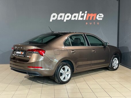 2021 Skoda Rapid II, коричневый, 1499000 рублей, вид 3