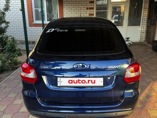 2016 Lada (ВАЗ) Granta I, синий, 570000 рублей, вид 4