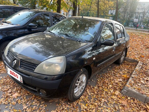 2006 Renault Symbol I Рестайлинг 2, чёрный, 300000 рублей