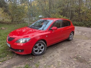 2007 Mazda 3 I (BK) Рестайлинг, красный, 430000 рублей, вид 1