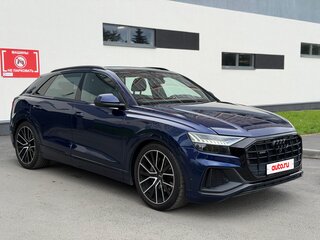 2019 Audi Q8 55 TFSI I (4M), синий, 5700000 рублей, вид 5