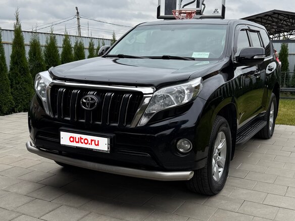 2015 Toyota Land Cruiser Prado 150 Series Рестайлинг 1, чёрный, 3000000 рублей