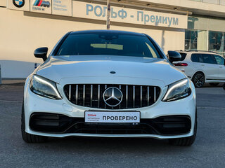 2018 Mercedes-Benz C-Класс AMG 43 AMG IV (W205) Рестайлинг, белый, 3799000 рублей, вид 2
