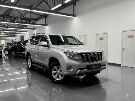 2016 Toyota Land Cruiser Prado 150 Series Рестайлинг 1, серебристый, 3525000 рублей, вид 5