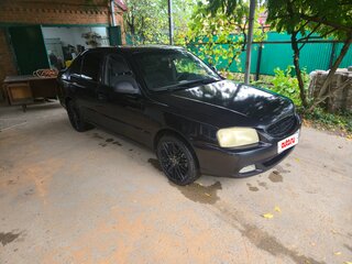 2007 Hyundai Accent ТагАЗ II, чёрный, 360000 рублей, вид 5