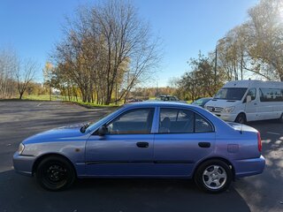 2005 Hyundai Accent ТагАЗ II, фиолетовый, 239999 рублей, вид 4