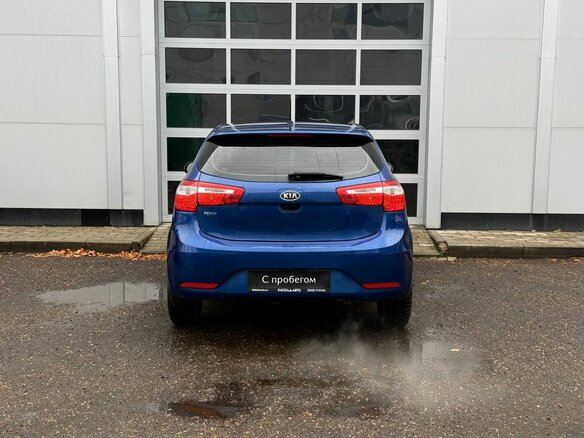 2012 Kia Rio 4-speed III, синий, 800000 рублей - вид 3