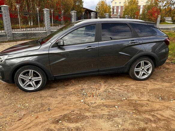 2024 Lada (ВАЗ) Vesta SW Cross I Рестайлинг (NG), серый - вид 6