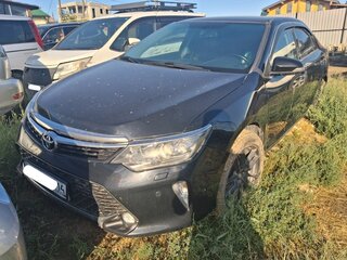 2018 Toyota Camry VII (XV50) Рестайлинг 2, чёрный, 1545640 рублей, вид 2