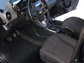 2012 Chevrolet Aveo II, чёрный, 498000 рублей, вид 4