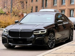 2021 BMW 7 серии 730d xDrive VI (G11/G12) Рестайлинг, чёрный, 7600000 рублей, вид 1