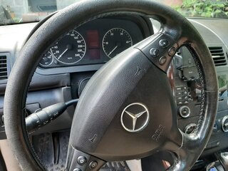 2005 Mercedes-Benz A-Класс 180 II (W169), чёрный, 500000 рублей, вид 5