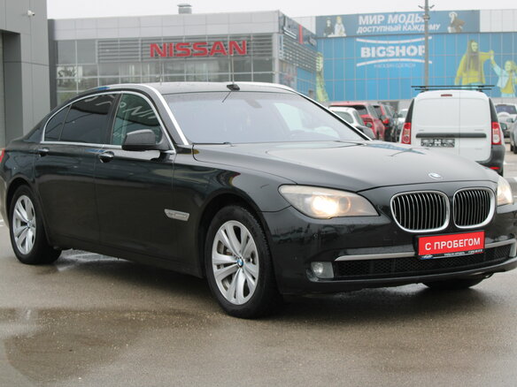 2010 BMW 7 серии Long 750Li V (F01/F02/F04), чёрный, 1415000 рублей - вид 2