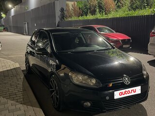 2010 Volkswagen Golf BiFuel VI, чёрный, 630000 рублей, вид 2