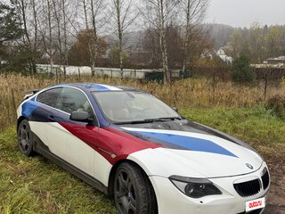2005 BMW 6 серии 630i II (E63/E64), чёрный, 1200000 рублей, вид 1