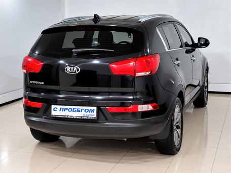 2014 Kia Sportage III Рестайлинг, чёрный, 1375000 рублей, вид 4