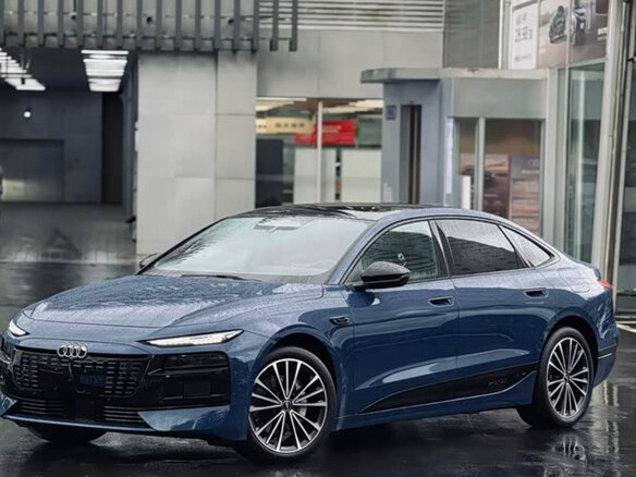 2026 Audi A6 e-tron A6L e-tron, синий