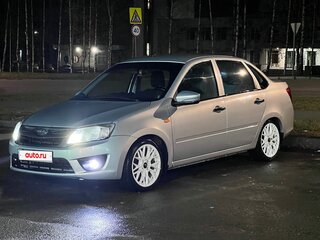 2015 Lada (ВАЗ) Granta I, серебристый, 350000 рублей, вид 2