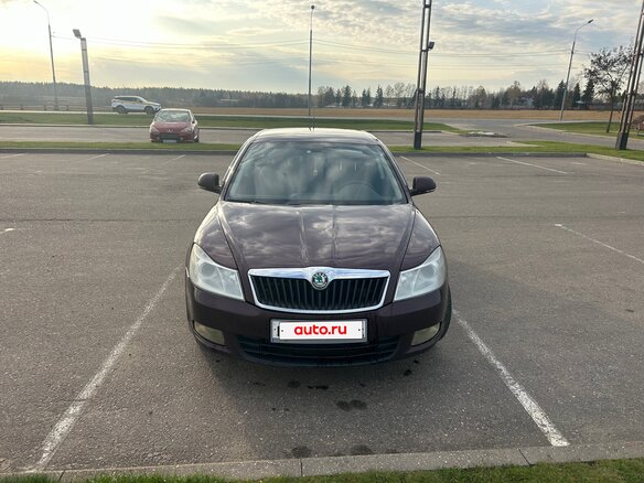 2010 Skoda Octavia II (A5) Рестайлинг, пурпурный, 520000 рублей - вид 1
