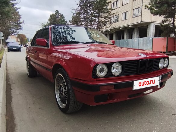 1989 BMW 3 серии 316i II (E30), красный, 270000 рублей - вид 5
